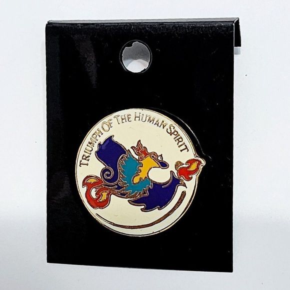 1996 Atlanta Olympics "Triumph Of The Human Spirit" Pin Hoho NYC Limited Enamel - Picture 1 of 7